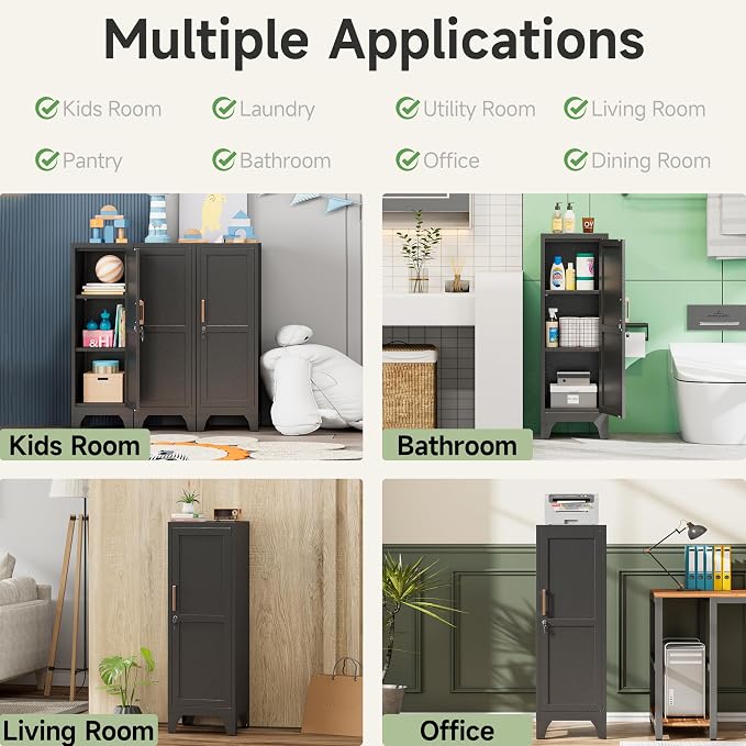 Kitchen Pantry Cabinet, Pantry Storage Cabinet - Image 8