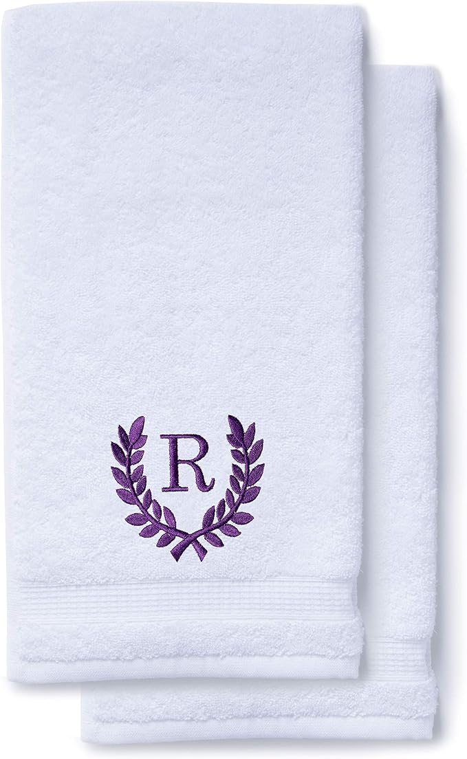 Decorative and Monogrammed Hand Towels by Turquaz
