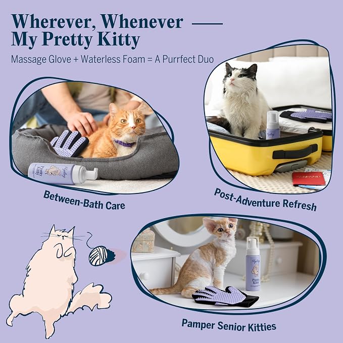 Pretty Kitty Waterless Cat Dry Shampoo - Image 7