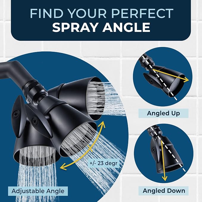 HammerHead Showers® Solid Metal 2 Inch High Pressure Shower Heads - Image 5