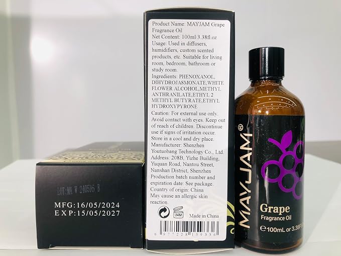 MAYJAM 100ML/3.38FL.OZ Grape Fragrance Oils - Image 9