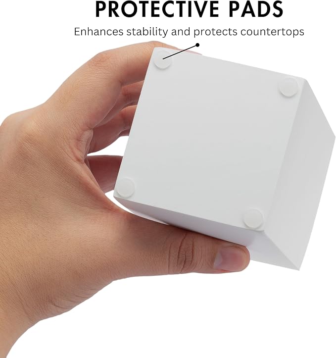 Matte White Toothbrush and Toothpaste Holder - Image 4