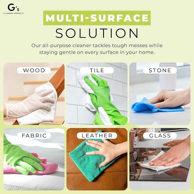 G's Cleaning Biodegradable All Purpose Cleaner – 32 oz Non-Toxic Natural - Image 4