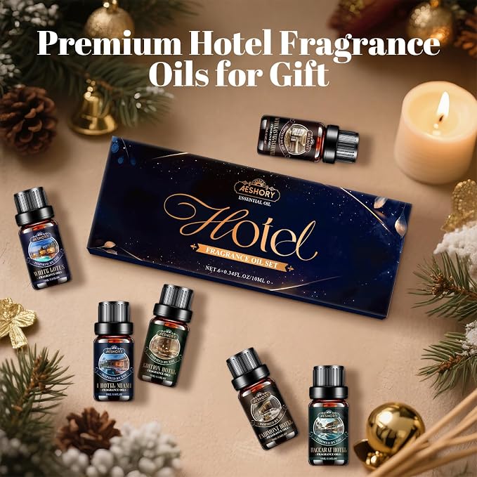 Hotel Diffuser Oils Gift Set, 6x10M Luxury Essential Oil - Image 7