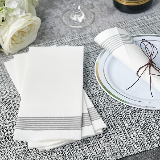 LITOPAK 300 Pack Disposable Guest Towels, Disposable Hand Towels - Image 6