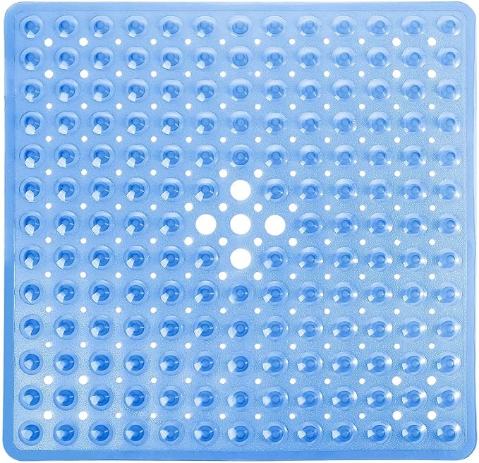 Yimobra Shower Stall Mat Non Slip, 21x21 Inch, Soft Square Bath Mat by Yimobra