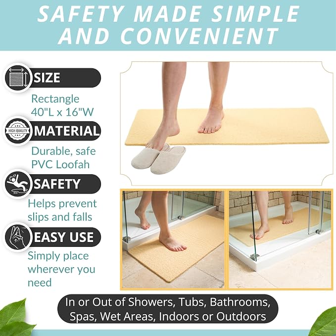 Non Slip Bathtub Mat Shower Mat - Image 3