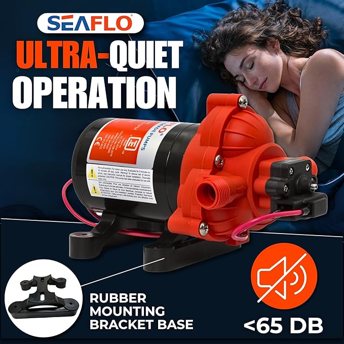 SEAFLO 33 Series 12V DC RV/Camper/Boat/Off-Grid Fresh Water Pressure Pump –12V - Image 6