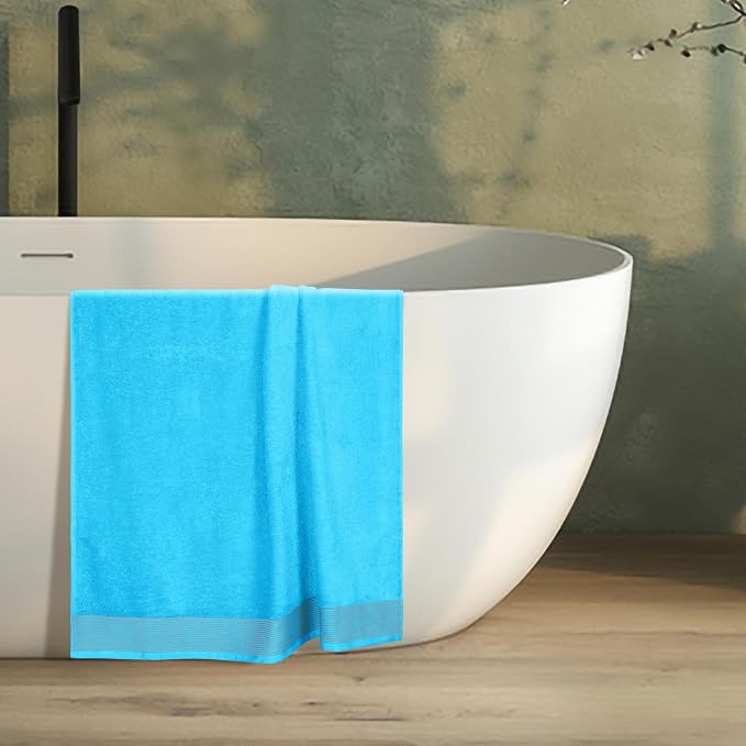 Belizzi Home Cotton 2 Pack Oversized Bath Sheet 35 x 70, Large Bath Sheet - Image 4