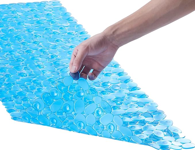 Bath Shower Mat Non Slip: Extra Large Pebble Bathtub mat by Webos