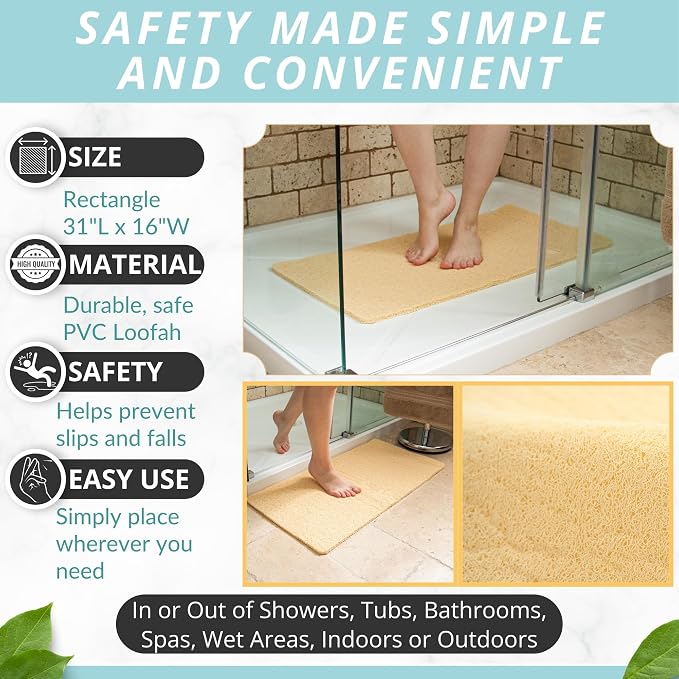 Non Slip Bathtub Mat Shower Mat - Image 3