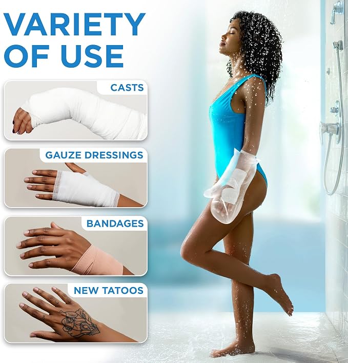 100% Waterproof Cast Covers for Shower Arm - Image 5