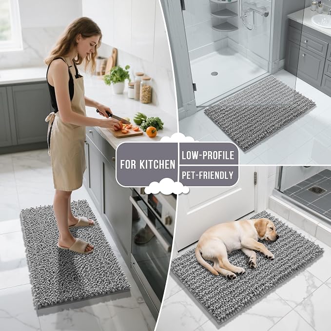 Yimobra Bathroom Rugs Non Slip Washable - Image 7