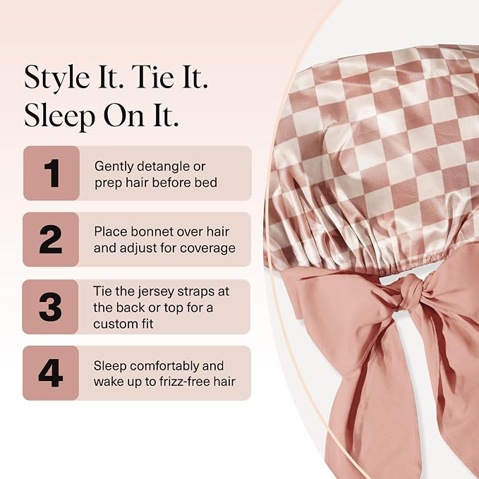 Kitsch XL Satin Bonnet for Sleeping - Image 7