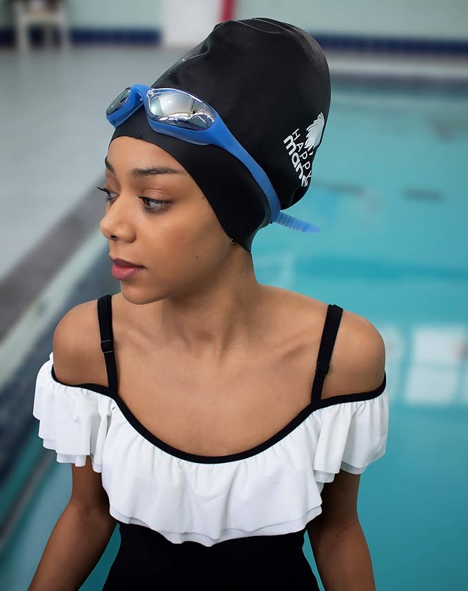 Silicon Swim Cap for Braids and Dreadlock - Image 7