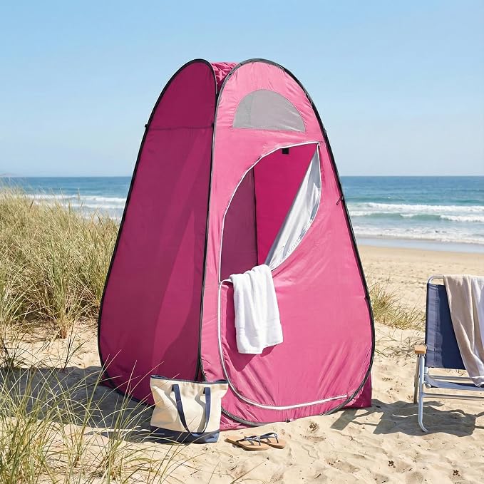 4x4ft Pop Up Privacy Shower Tent by Dapzeosnry