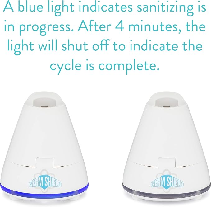 TAO Clean Germ Shield UV Toothbrush Sanitizer – Universal Cleaning Station that - Image 5