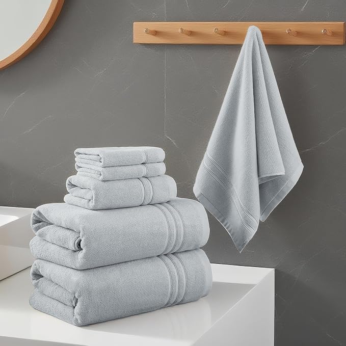 REDKISS Light Grey Bath Towel Set - Image 6