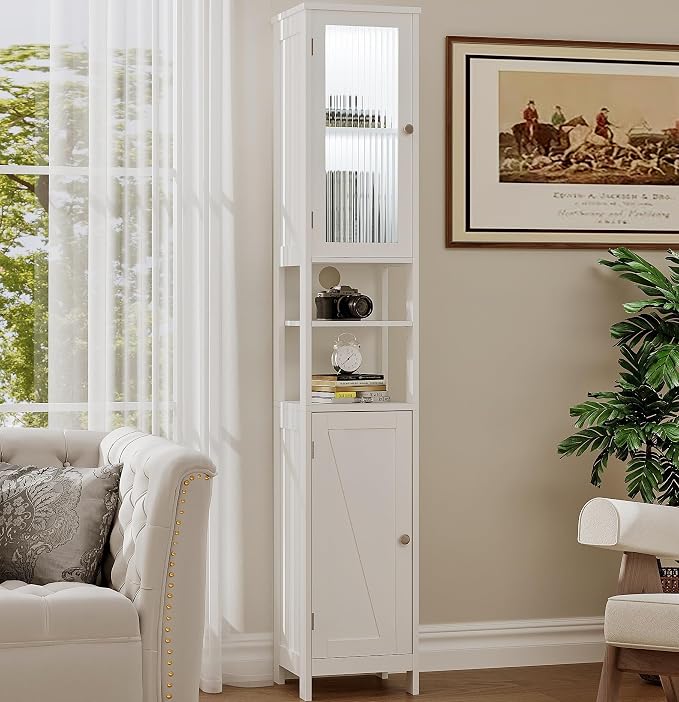 ChooChoo Tall Bathroom Storage Cabinet - Image 4