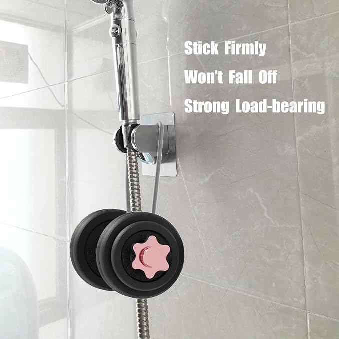 Strong Adhesive and Waterproof Shower Head Holder, Adjustable Handheld Shower - Image 6