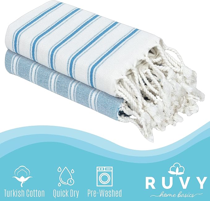 Ruvy Home Basics Turkish Hand Towels - Image 2