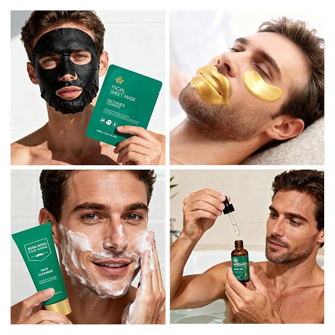 Christmas Gifts for Men, Beard Grooming Kit, Spa and Bath, Self-Care Gift - Image 6