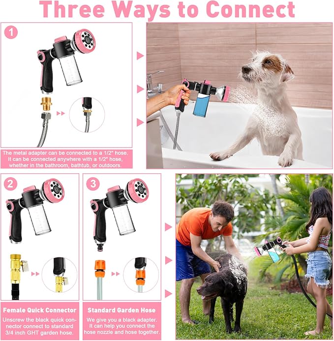Dog Shower Attachment for Bathroom & Bathtub - Image 3