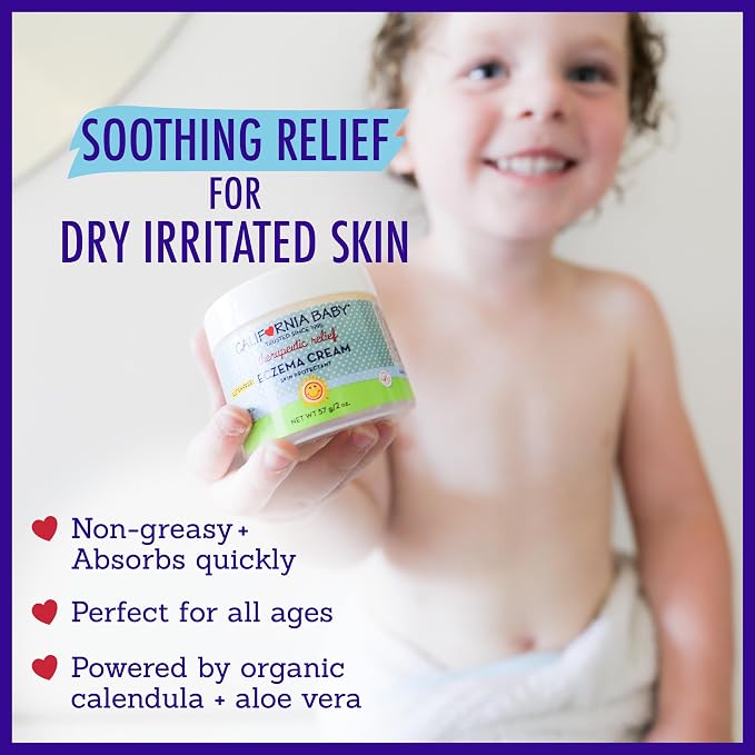 California Baby Eczema Cream | Steroid-Free Eczema Treatment | Colloidal - Image 5