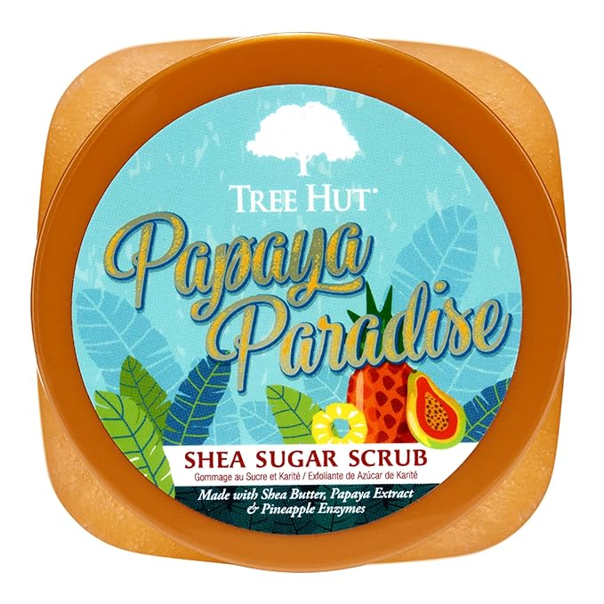 Tree Hut Papaya Paradise Shea Sugar Scrub, Exfoliating, Hydrating & - Image 2