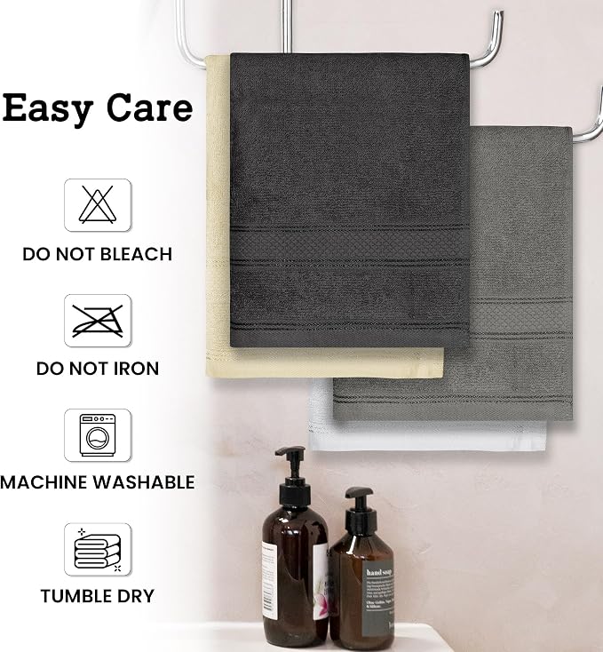 Casa Lino 100% Cotton Hand Towels - Image 6