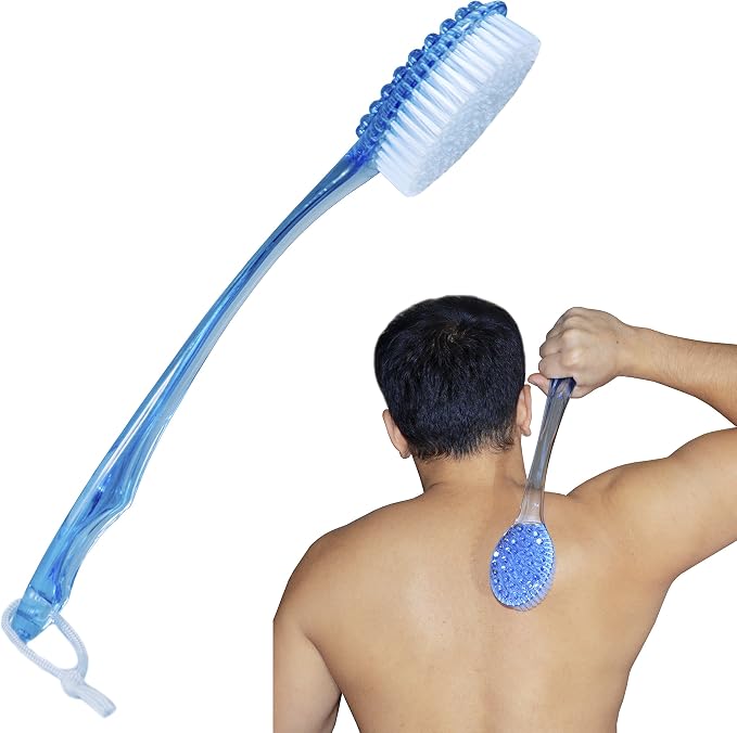 Bath Brush 14" Long Shower Body Back Scrubber Massager by BNYD