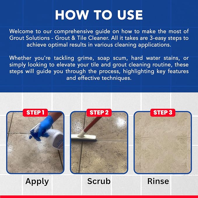 Grout Cleaner: Acid-Free Deep Cleaner & Stain Remover - Image 9