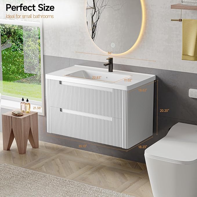 ONBRILL Modern Bathroom Vanity - Image 2