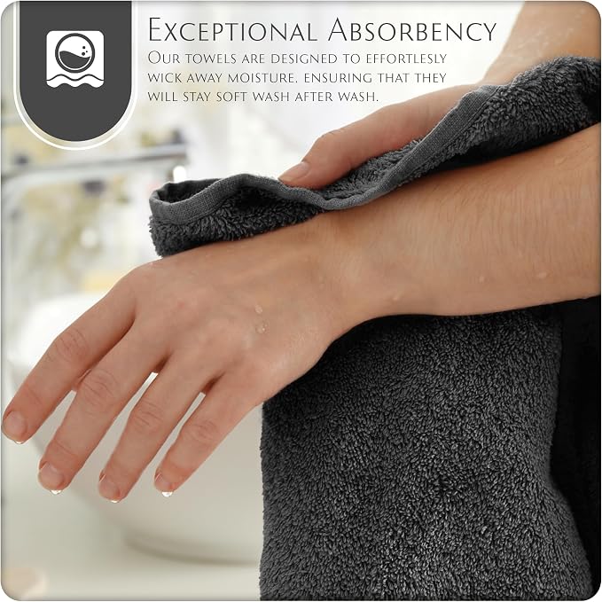 MAURA Basics Hand Towels for Bathroom - Image 6