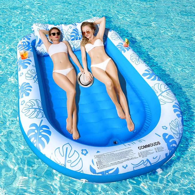 Inflatable Tanning Pool Lounger Float - Image 9