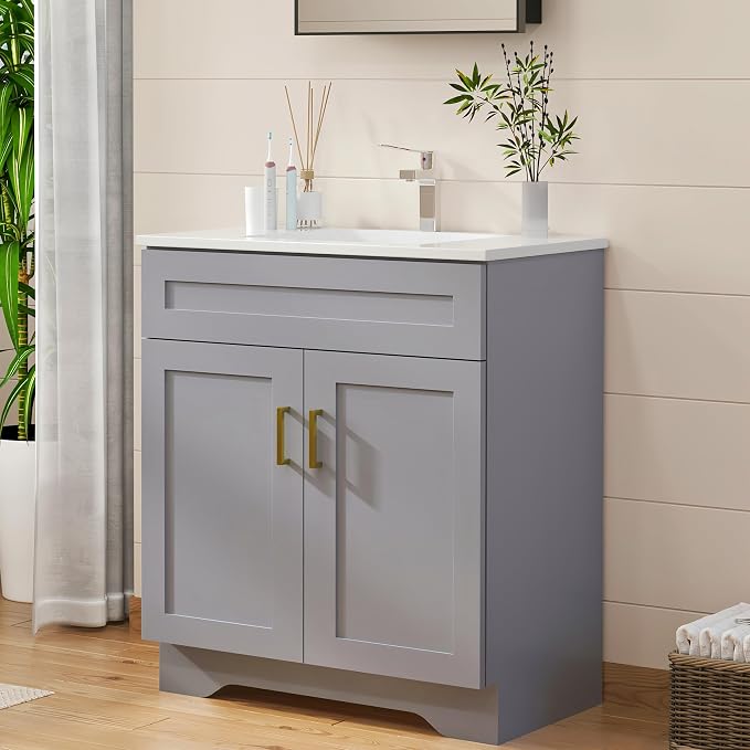 24/30/36IN Bathroom Vanity by LDarqeer