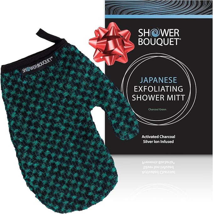 Japanese Exfoliating Mitt for Shower by ShowerBouquet%C2%AE