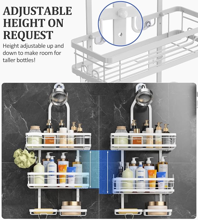 OMAIRA Shower Caddy Hanging - Image 4