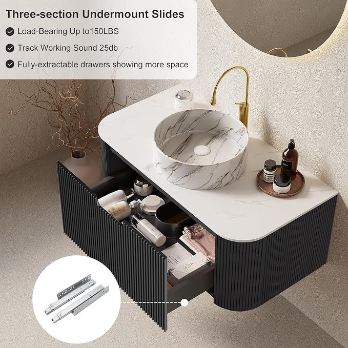 36" Floating Bathroom Vanity - Image 5