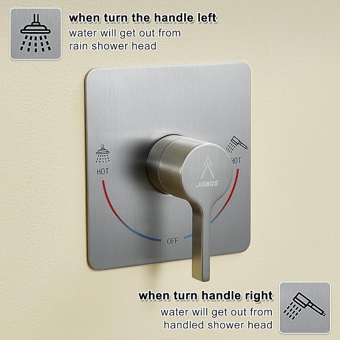 Shower Faucet Set Rain Shower System Valve Kit - Image 5