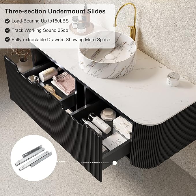48" Floating Bathroom Vanity - Image 5