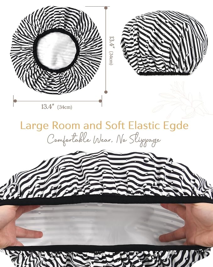 Yanibest Shower Cap Reusable Waterproof - Image 4