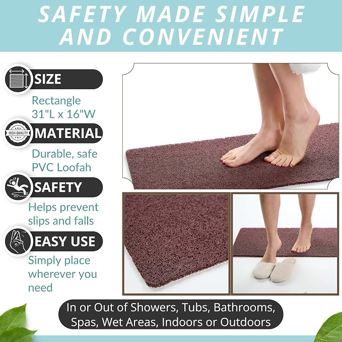 Non Slip Bathtub Mat Shower Mat - Image 3