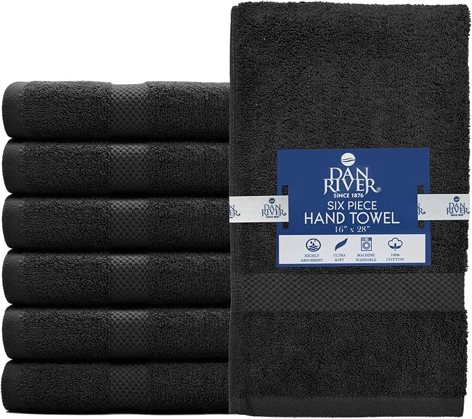 DAN RIVER 6-Pack Premium Hand Towels - Image 6
