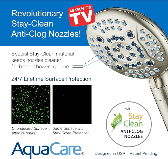 AquaCare 4X High Pressure 10-mode Filter Handheld Shower Head - Image 8