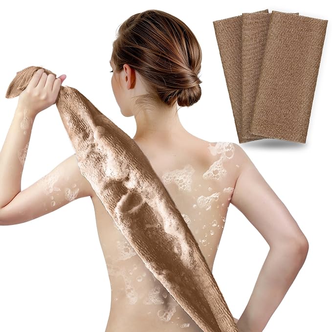 ARCH&M 3-Pack Premium Nylon Exfoliating Towel by ARCHM