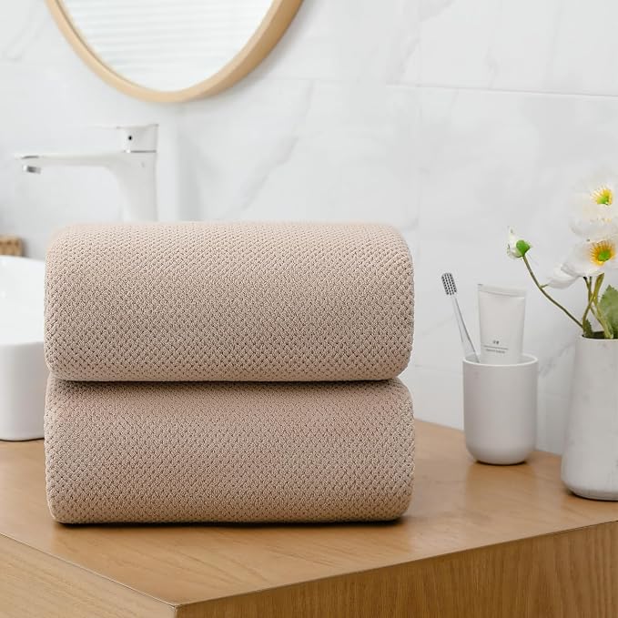YTYC 29x59 Inch Bath Towels Set of 6 Large, Super Soft Absorbent Lint Free - Image 4