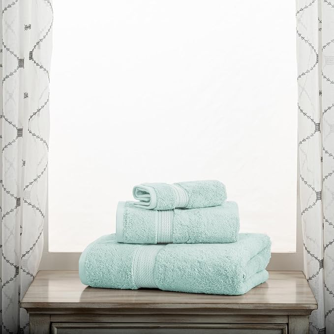 Superior Egyptian Cotton Pile 3 Piece Towel Set, Includes 1 Bath, 1 Hand - Image 7