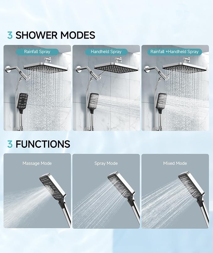 High Pressure Rain Shower Head - Image 7