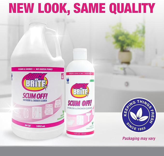 Quick 'n Brite Scum Off Shower Cleaner - Image 8